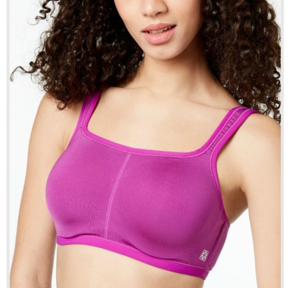 Natori Yogi Contour Convertible Sports Bra in Peony Purple, 34D
